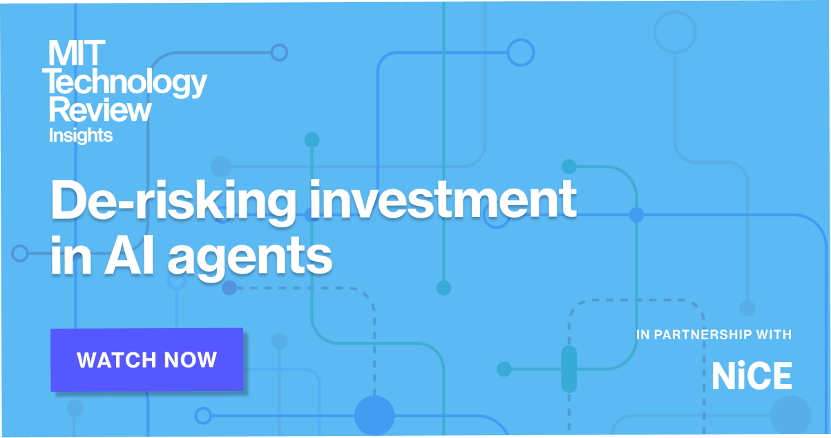 De-risking investment in AI agents