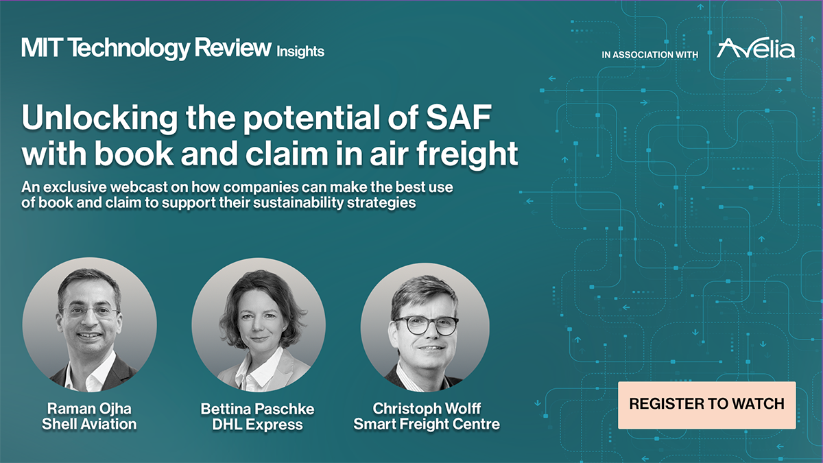 Unlocking the potential of SAF with book and claim in air freight